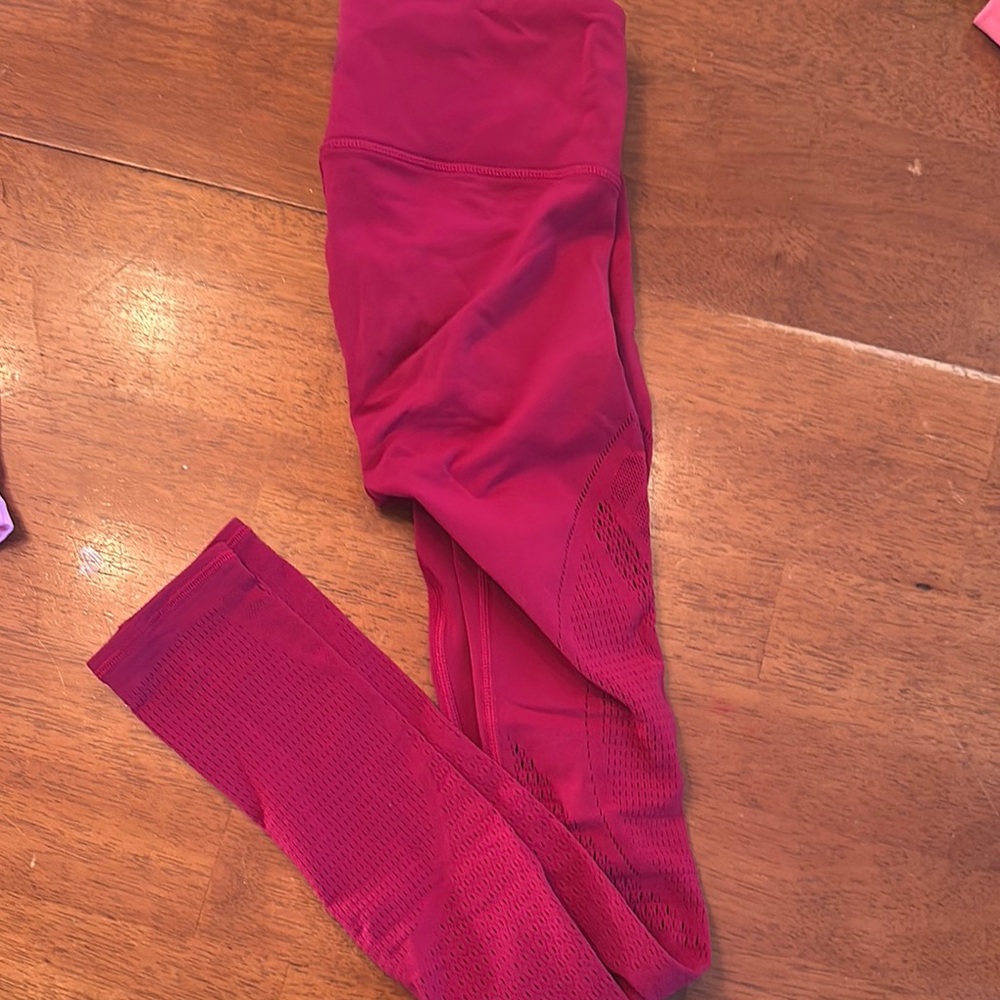 lululemon athletica Red Leggings